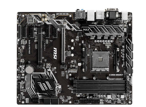 MSI B450-A Pro Max AMD B450 0 DDR4 Desktop Motherboard
